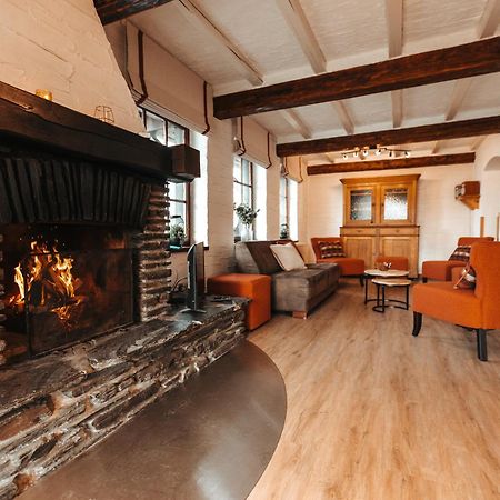 Le Grand Cerf 25 Pers, Malmedy- Chalet Rustique, Jardin Esterno foto