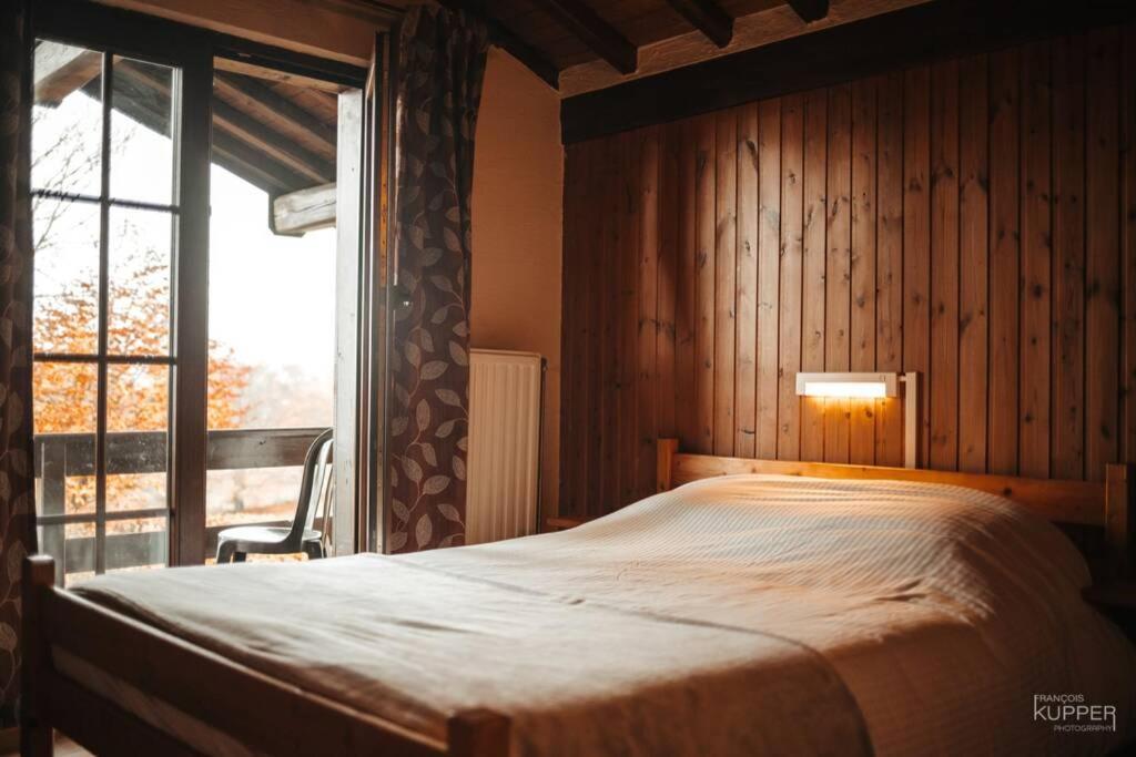 Le Grand Cerf 25 Pers, Malmedy- Chalet Rustique, Jardin Esterno foto
