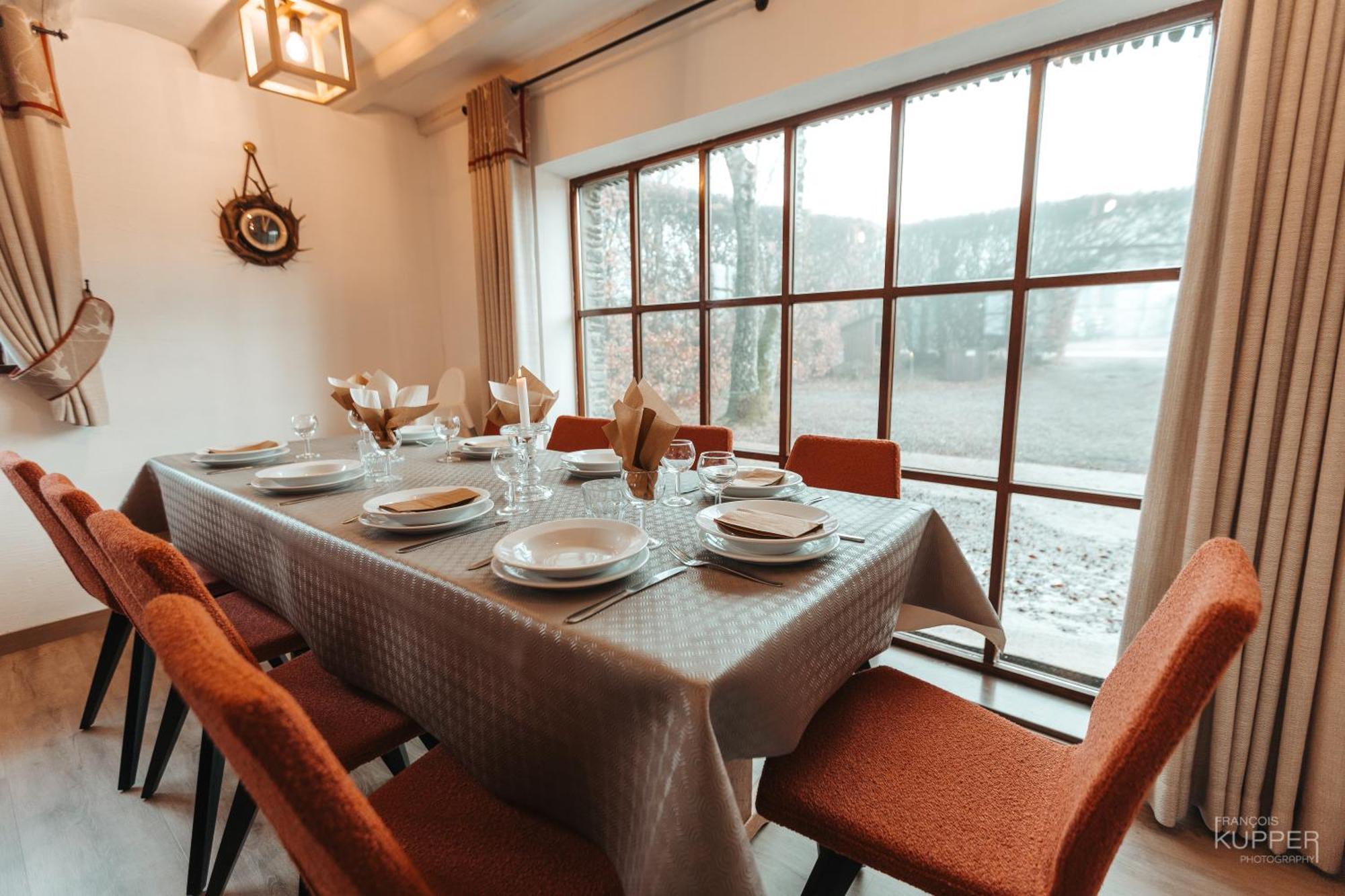 Le Grand Cerf 25 Pers, Malmedy- Chalet Rustique, Jardin Esterno foto