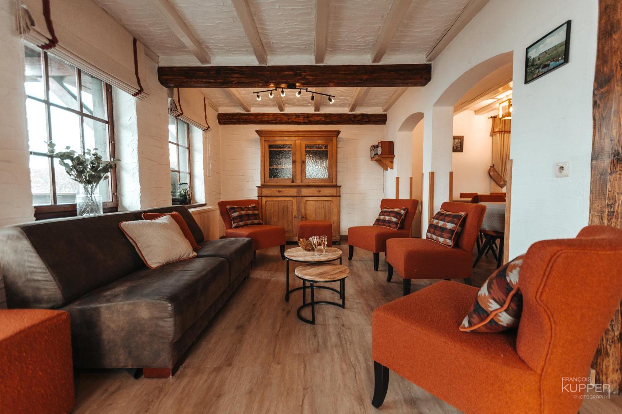 Le Grand Cerf 25 Pers, Malmedy- Chalet Rustique, Jardin Esterno foto