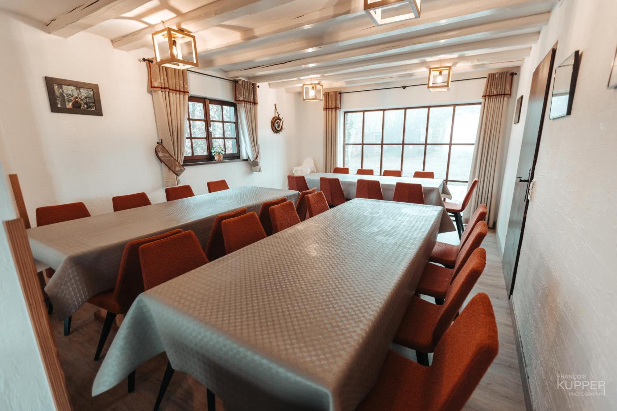 Le Grand Cerf 25 Pers, Malmedy- Chalet Rustique, Jardin Esterno foto